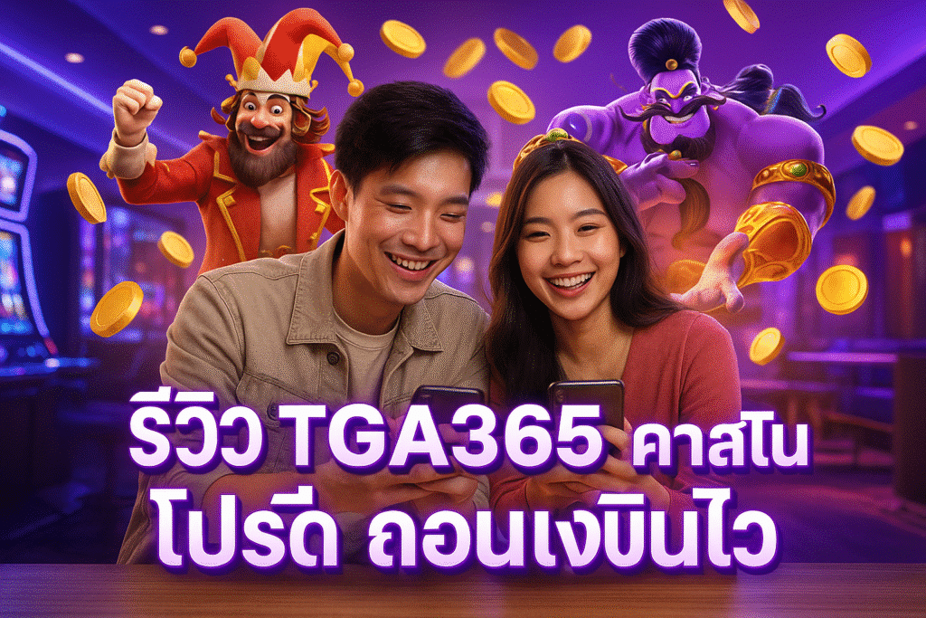รีวิว TGA365 คาสิโน โปรดี ถอนเงินไว