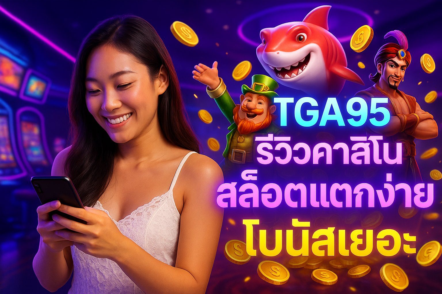 TGA95 รีวิวคาสิโน สล็อตแตกง่าย โบนัสเยอะ