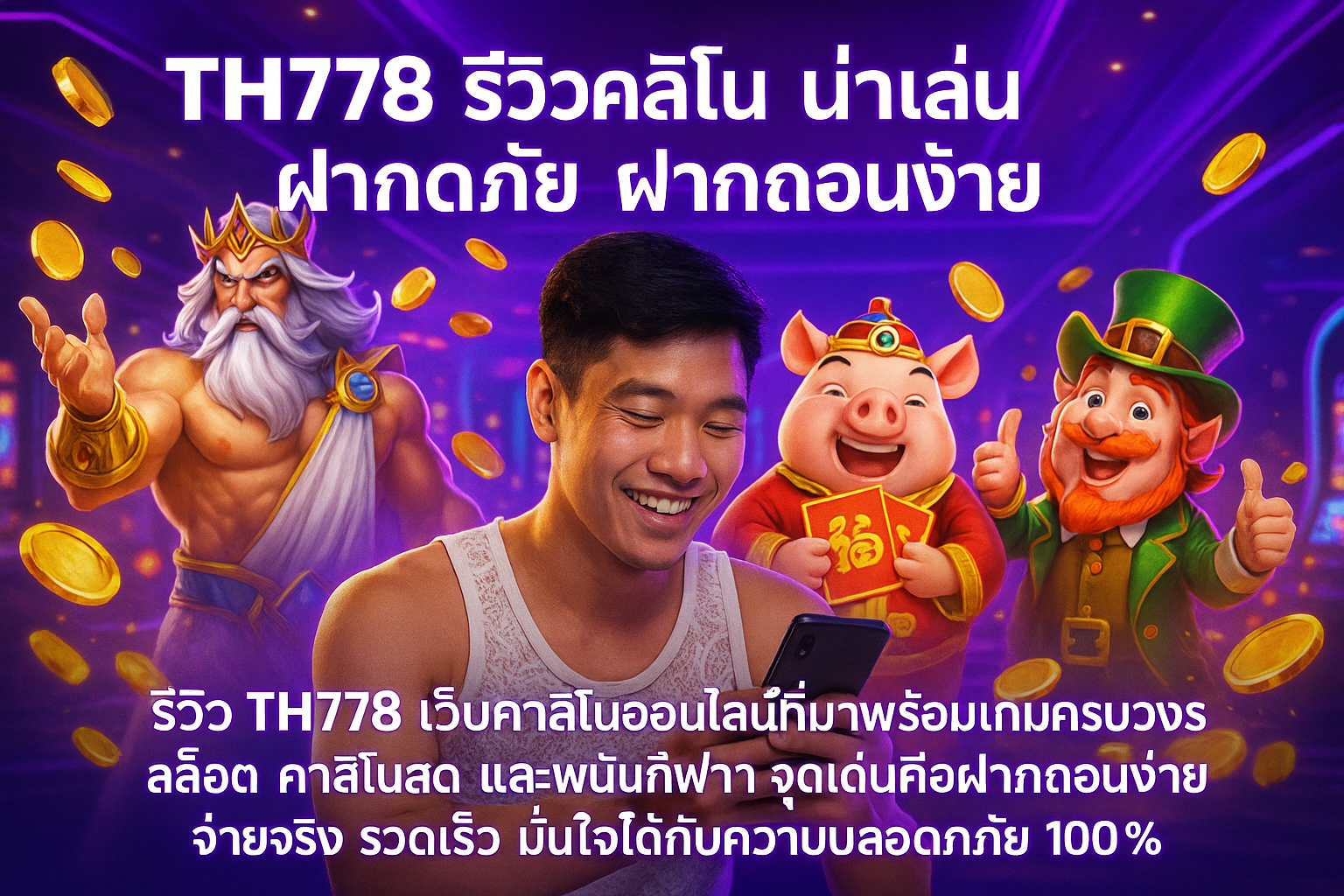 TH778 รีวิวคาสิโน น่าเล่น ปลอดภัย ฝากถอนง่าย